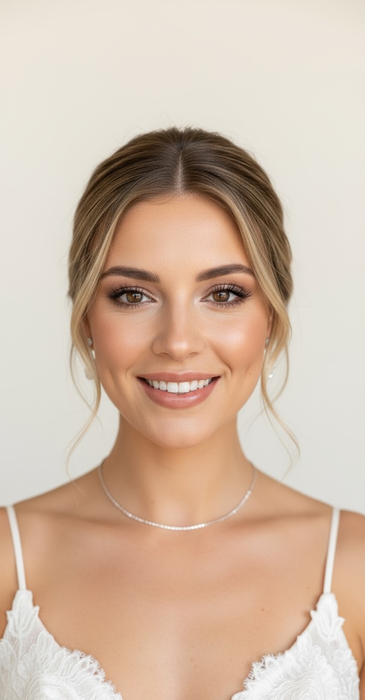 After Beach Wedding Updo